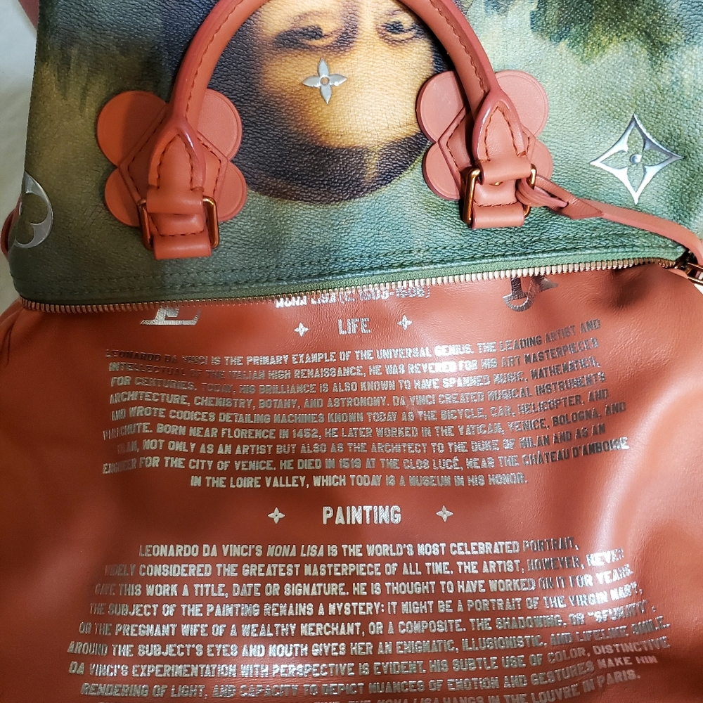 Louis Vuitton Speedy 30 - Mona Lisa. - Picture 10 of 16